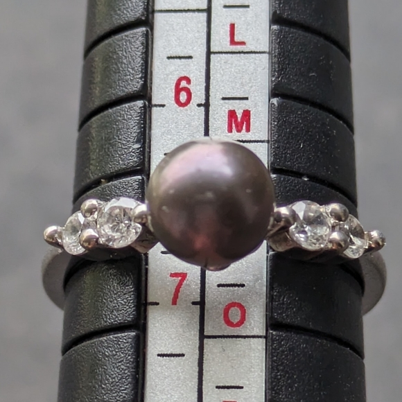 Skydancer Ring - Size 7 - Vantel Pearls - Picture 11 of 12